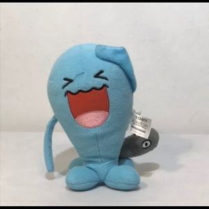 Pokemon Plush Stuffed Animal Wobbuffet 7" Tall TOMY